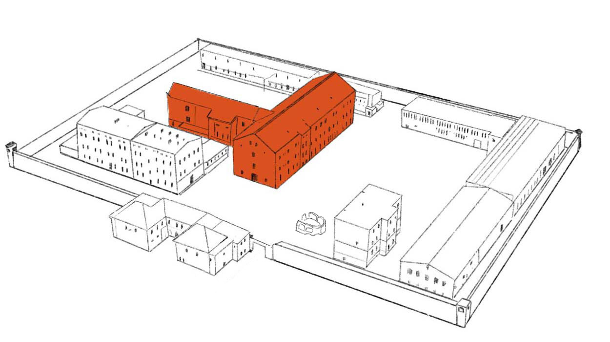 Grafik Haus 1, C-Flügel